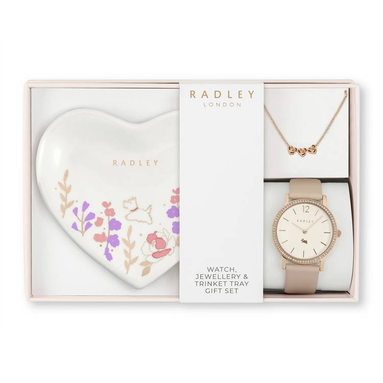 Radley watch set porcini leather strap, imported from the UK