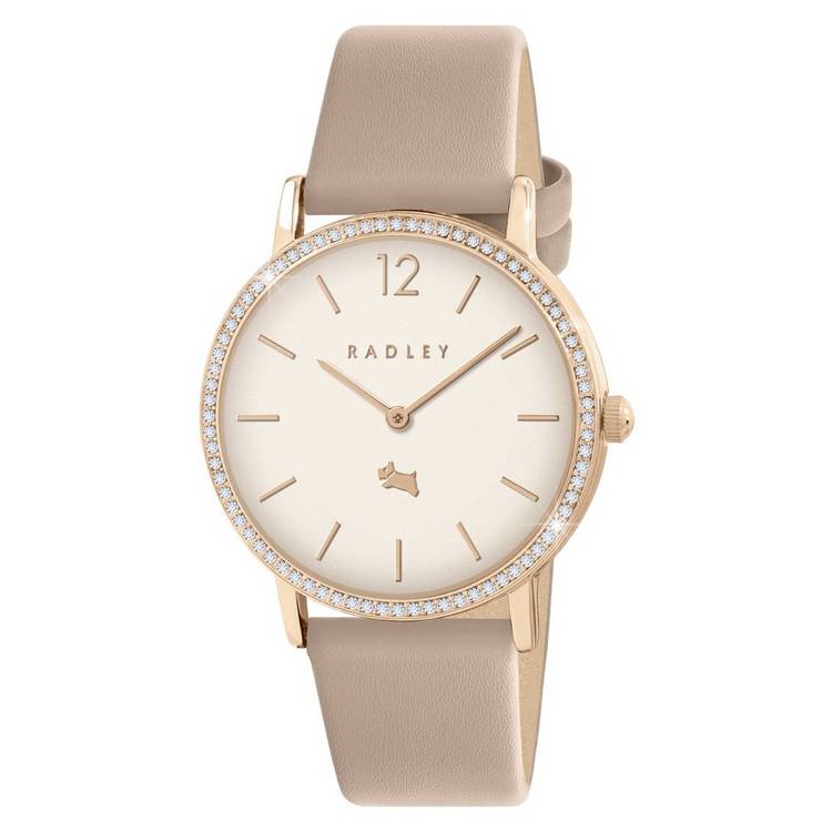 Radley watch set porcini leather strap, imported from the UK
