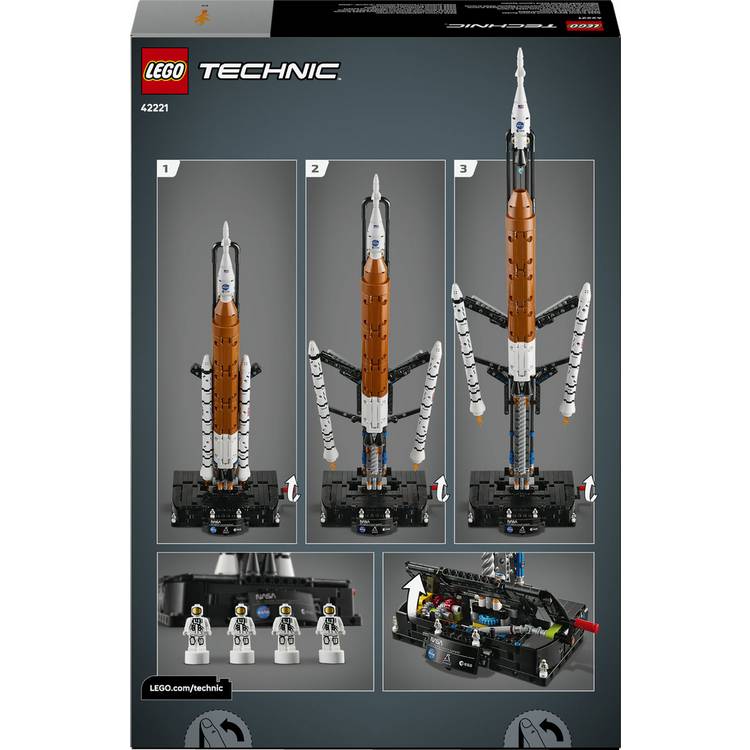LEGO Technic NASA Artemis space launch system rocket, UK version