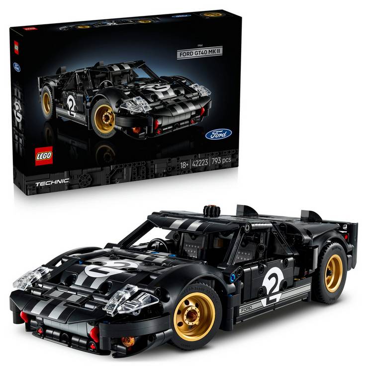 LEGO model kit Ford GT40 MKII 793 pieces, UK version