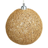 Argos Home natural hemp ball easy fit lampshade 24.5cm (British brand)