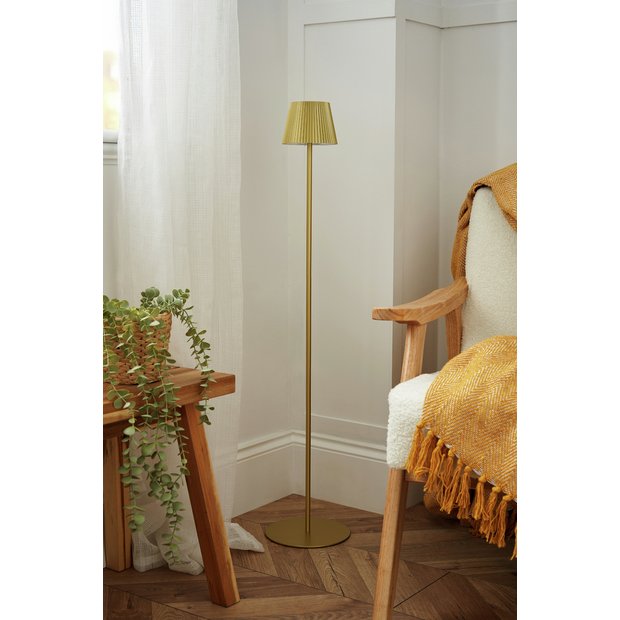 BHS floor lamp gold H100cm, UK version