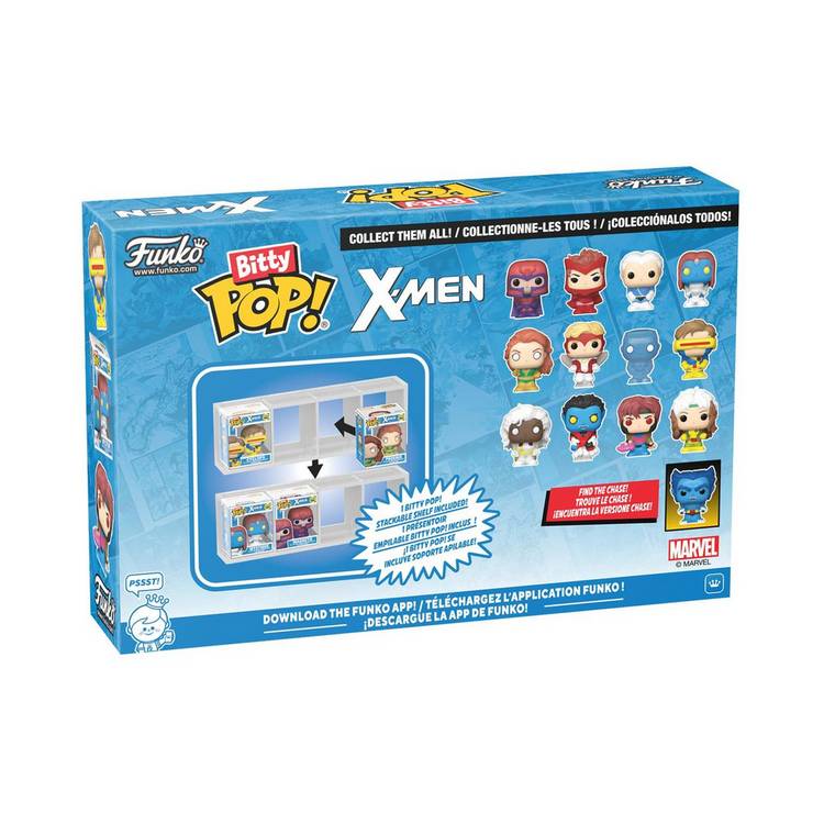Marvel Bitty POP X-Men 4 pack, imported from the UK