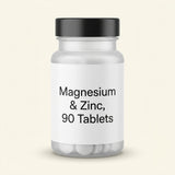 Holland & Barrett Holland & Barrett Magnesium Zinc Tablets British Supplement 90 Count- Buy online at McGrocer