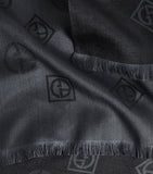 Giorgio Armani silk jacquard scarf, UK version