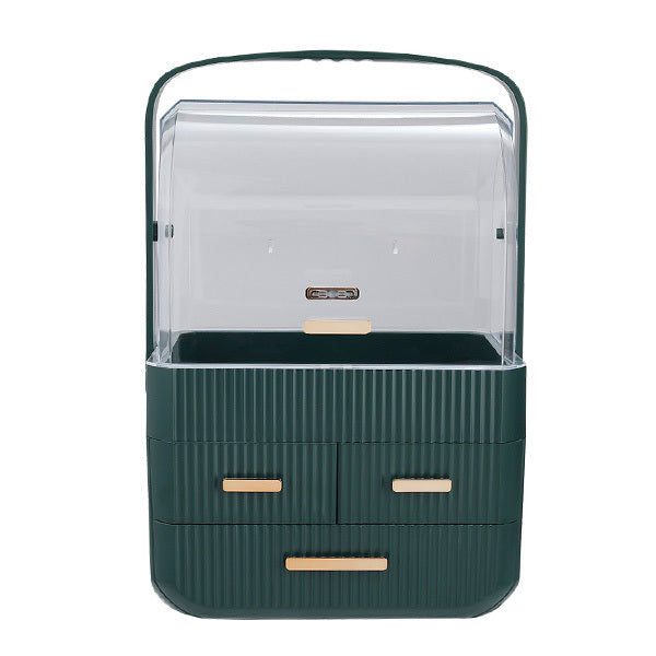 Livingandhome Desktop Cosmetic Organizer Green, UK version