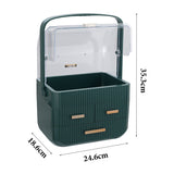 Livingandhome Desktop Cosmetic Organizer Green, UK version