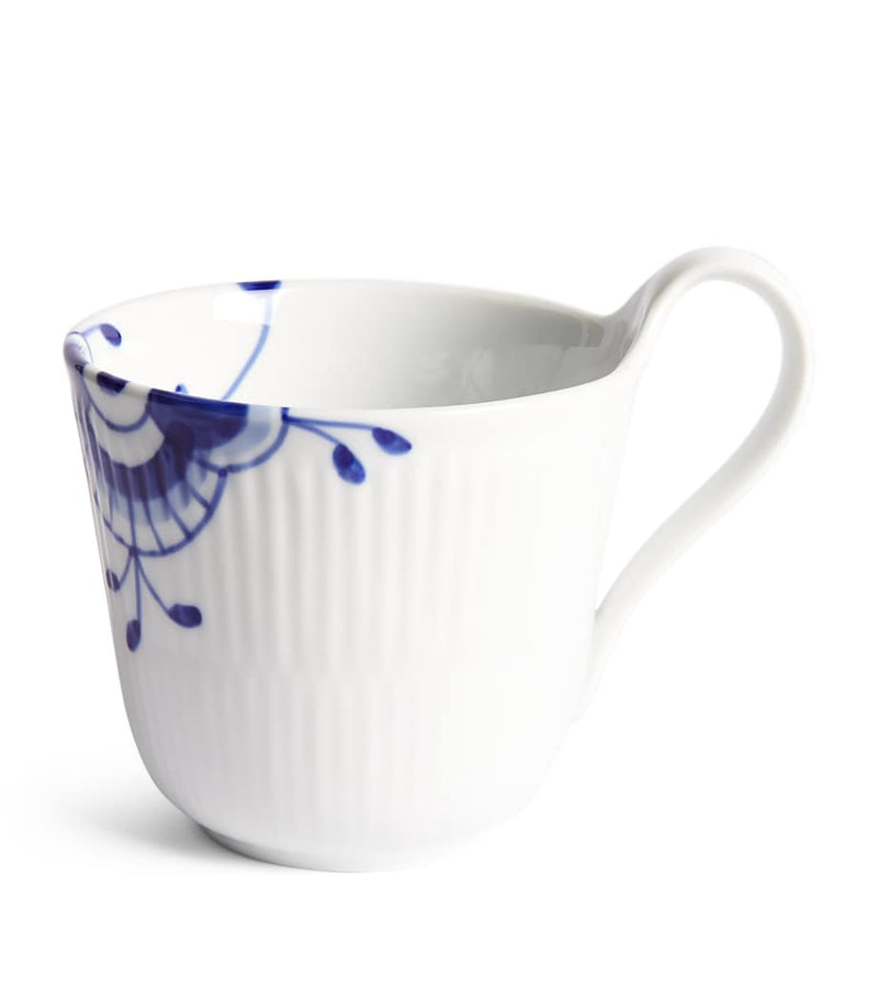 Royal Copenhagen Blue Fluted Mega High-Handle Mug 330ml, imported from the UK