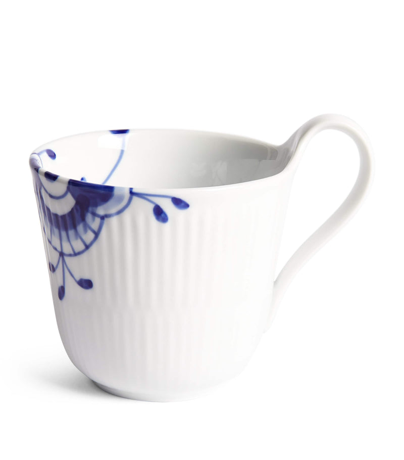 Royal Copenhagen Blue Fluted Mega High-Handle Mug 330ml, imported from the UK