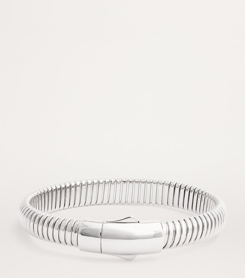 Tom Wood Tubogas bracelet in recycled sterling silver (British brand)