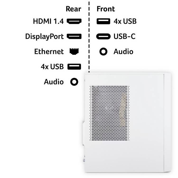 Acer Aspire TC102 desktop tower with Intel Core i7, imported from the UK