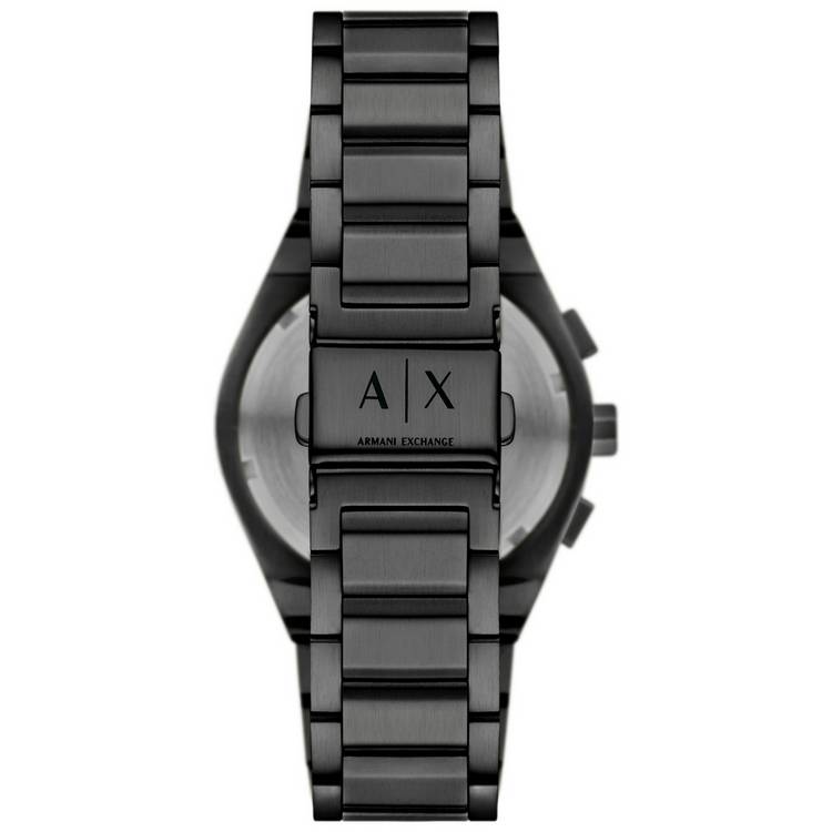 Armani Exchange Sync watch stainless steel bracelet black dial (British brand)