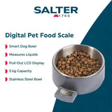 Salter digital pet food scale 5kg grey - British product