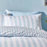 Sassy B stripe tease blue bedding set single (British brand)