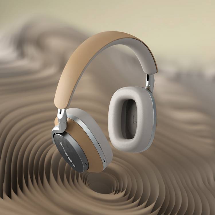 Bowers & Wilkins Px8 over-ear wireless headphones Tan, imported from the UK