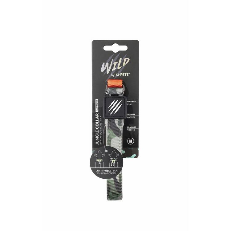 M-PETS Wild Jungle dog collar medium (British brand)
