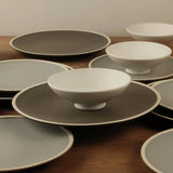 Masterchef dinner set dark grey 12 piece, UK version