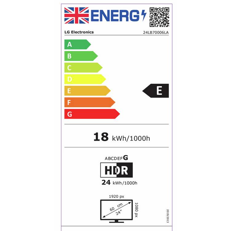 LG 24 inch Smart Full HD LED TV, UK version