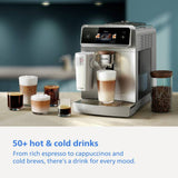 Philips Cafe Aromis 8000 Series silver bean to cup coffee machine (British brand)