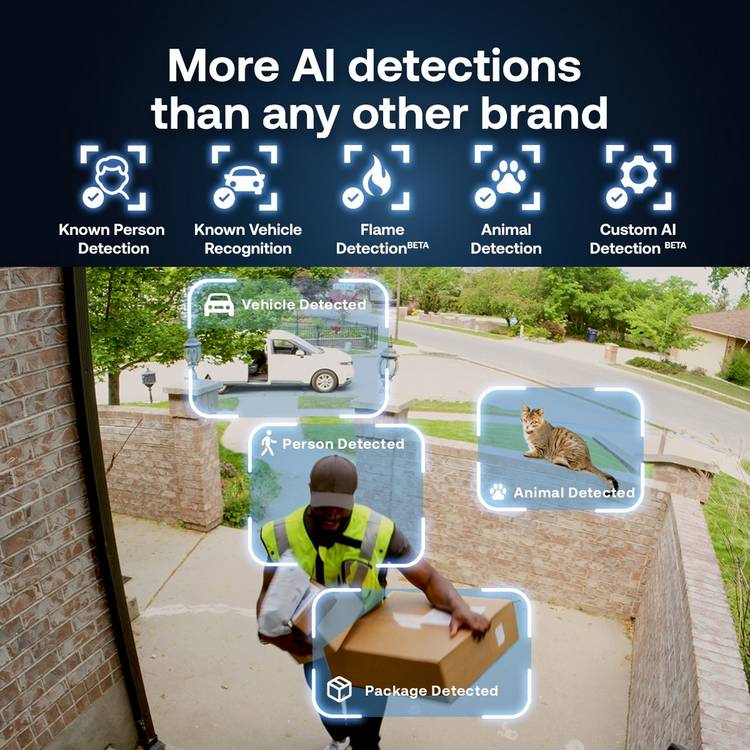 Arlo Ultra 3 security cam 2-pack Smarthub solar panel - British product