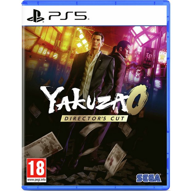 Yakuza 0 Director's Cut PS5 game disc - British product