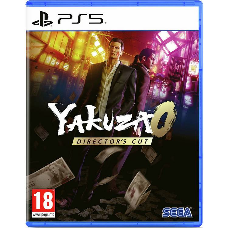 Yakuza 0 Director's Cut PS5 game disc - British product