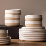 Argos Elle Home Earthy 18 Piece Ceramic Dinner Set - White- Buy online at McGrocer