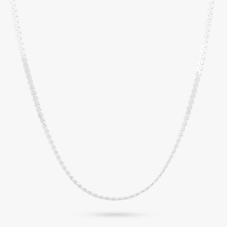 Revere sterling silver mini serpentine chain 18 inch, UK version