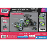 Clementoni Mechanics Lab Hotrod & Rocket toy truck building set, UK version