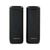 Argos Morphy Richards Equip Large Storage Canister Set of 2 Black- Buy online at McGrocer