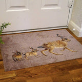 Argos Bree Merryn Hare Line Brown Doormat 50x75cm- Buy online at McGrocer