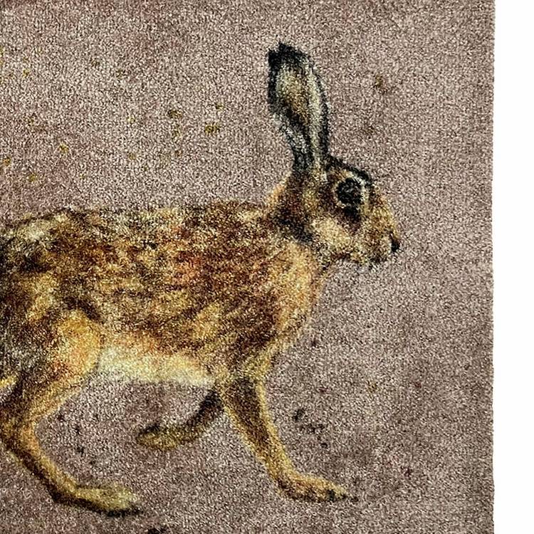 Bree Merryn hare line brown doormat 50x75cm (British brand)