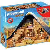 Playmobil Pharaoh's Pyramid playset with figures, UK version