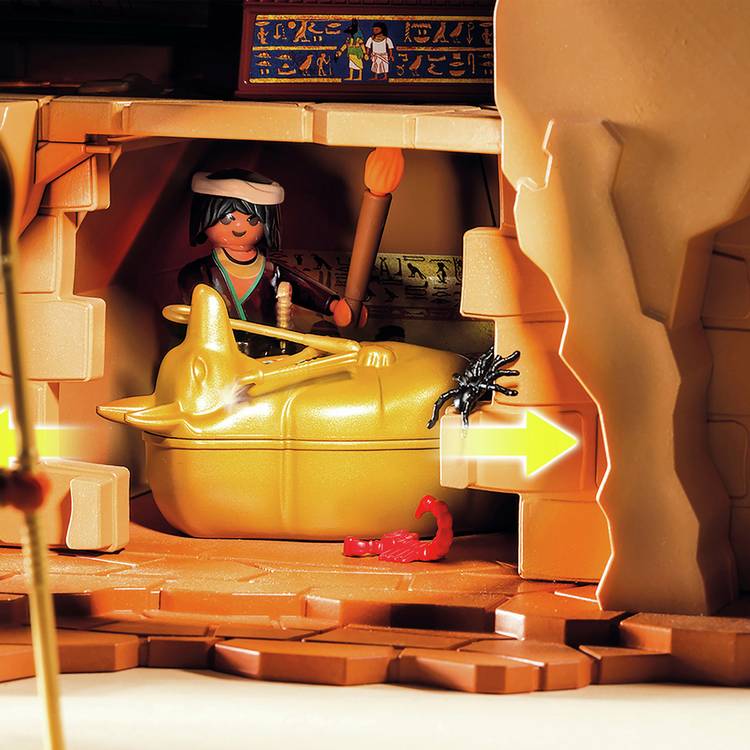 Playmobil Pharaoh's Pyramid playset with figures, UK version