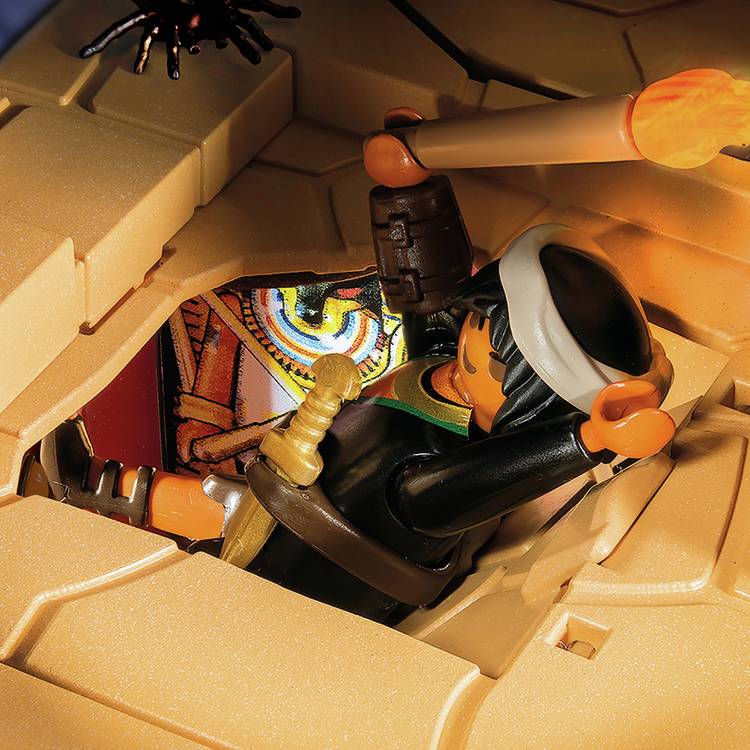 Playmobil Pharaoh's Pyramid playset with figures, UK version