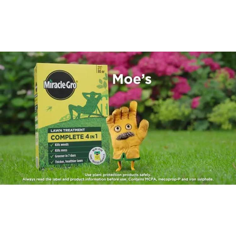 Miracle-Gro Complete 4 in 1 granular lawn treatment 80m2, UK version