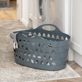 Argos Strata Flexi 52L Laundry Basket Storm Grey- Buy online at McGrocer