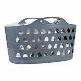 Strata laundry basket storm grey 52L - British product