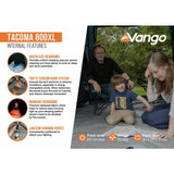 Vango Tacoma 800XL 8-person tunnel tent - British product