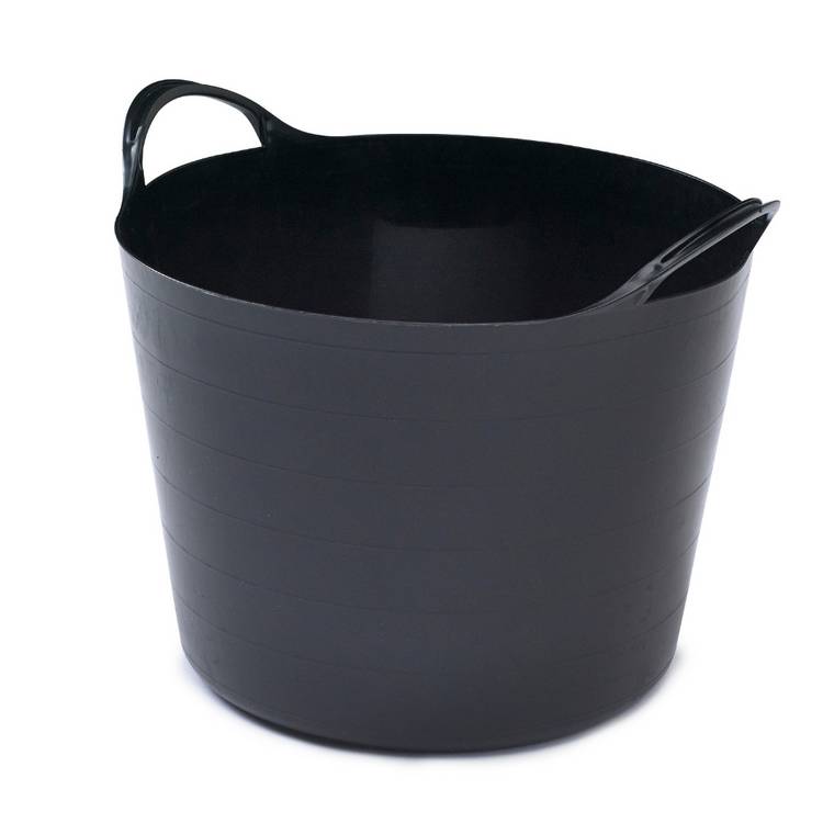 Whitefurze flexible tub black 14L, imported from the UK