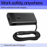 HP 140W USB-C laptop charger, imported from the UK