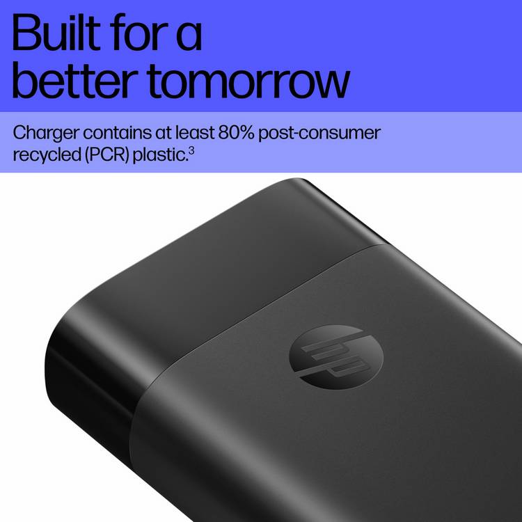 HP 140W USB-C laptop charger, imported from the UK