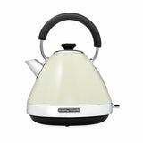 Morphy Richards Venture Pyramid kettle 1.5 litre cream - British product