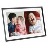 AURA Carver Mat black digital photo frame 10.1 inch, UK version