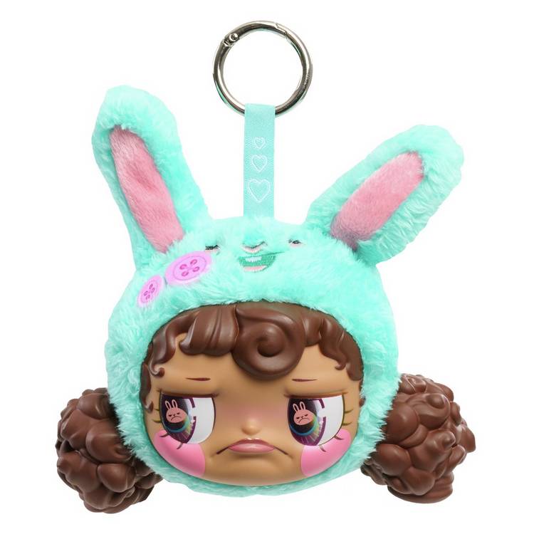 Happy Haul Sour Pout vinyl plush clip-on animal hat, UK version