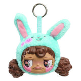 Happy Haul Sour Pout vinyl plush clip-on animal hat, UK version