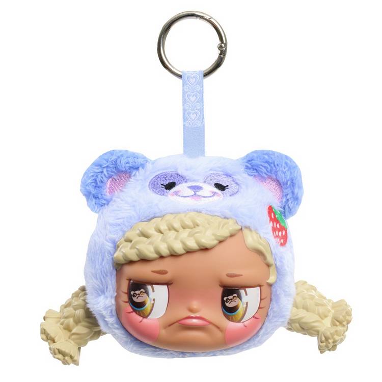 Happy Haul Sour Pout vinyl plush clip-on animal hat, UK version