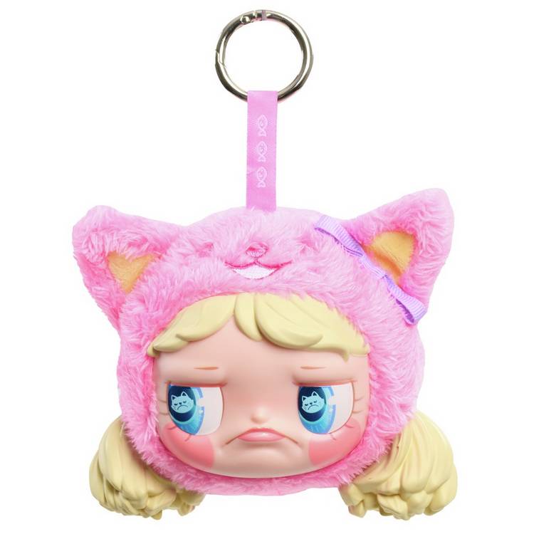 Happy Haul Sour Pout vinyl plush clip-on animal hat, UK version