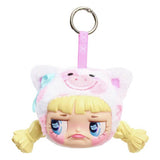 Happy Haul Sour Pout vinyl plush clip-on animal hat, UK version