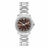 Sekonda Octaire watch brown dial stainless steel bracelet - British product